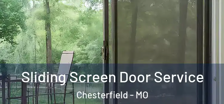 Sliding Screen Door Service Chesterfield - MO